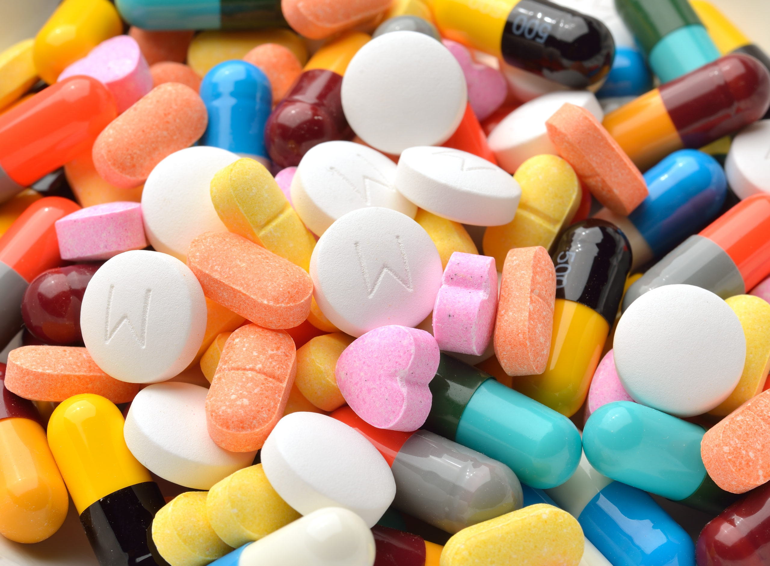 Amphetamine: Verschiedene Tabletten