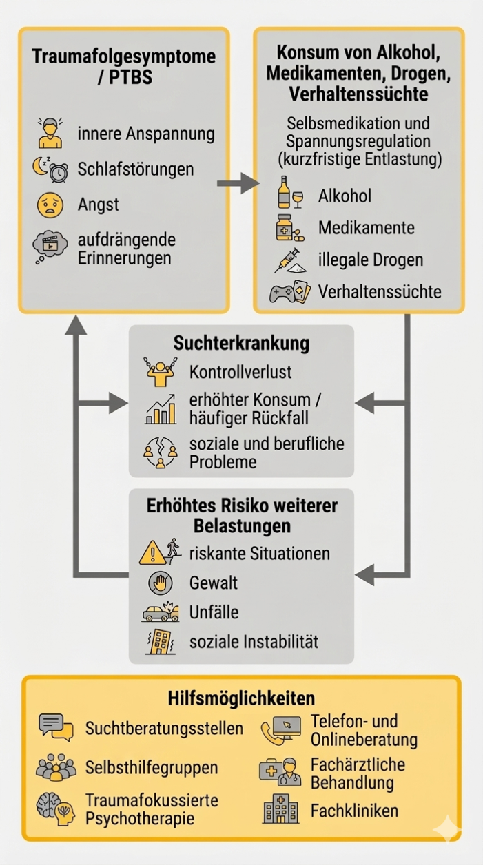 Grafik zum Thema Trauma
